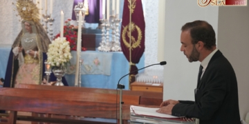 Santiago Muñoz finalizó con su Pregón la jornada dedicada a la Virgen del Buen Fin