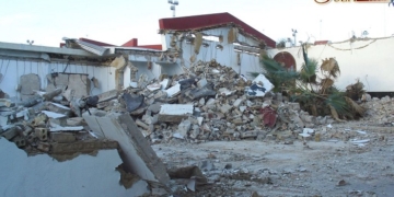 La vieja iglesia de San José Artesano deja un imborrable recuerdo entre sus escombros