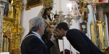 Los guardiamarinas del Juan Sebastián Elcano se despidieron de la Virgen del Carmen