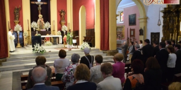 Los feligreses de la Iglesia Mayor se despidieron esta tarde de la Virgen del Carmen