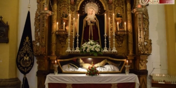 Los cofrades de Soledad celebraron la Natividad de la Virgen con una misa