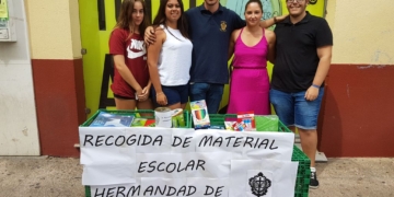Los jóvenes de Humildad y Paciencia llevaron a cabo su IV recogida de material escolar