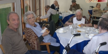 Desamparados colabora con una merienda en la ‘Semana del Mayor’ de la residencia San José