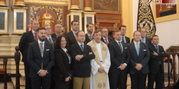 La nueva Junta de Gobierno de la Pastora tomó posesión de sus cargos este mediodía