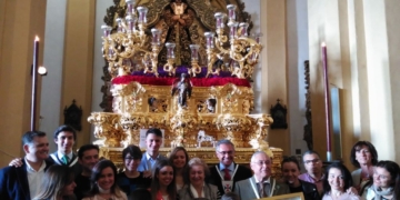 Medinaceli homenajeó a Pepe Coto en el día que se cumplía su  sexagésima salida procesional