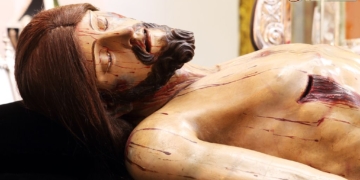 El Santo Entierro será repuesto al culto y expuesto en Besapié a partir del jueves 19