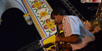 Tras 24 años la Banda Municipal no participó del alumbrado de la portada de la Feria