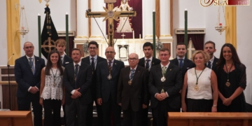 La Junta de Gobierno de la Hermandad de la Vera-Cruz tomó posesión de sus cargos