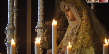 El besamano a la Virgen de las Lágrimas clausura los cultos de Columna