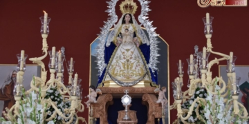 La Virgen de los Ángeles saldrá hoy a partir de las siete de la tarde