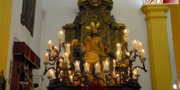 Todo preparado en la Iglesia Mayor para un deslumbrante Domingo de Ramos