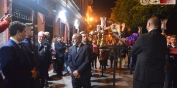 Con el Vía-Crucis del Cristo de la Sangre concluyen los actos de culto previo a Semana Santa