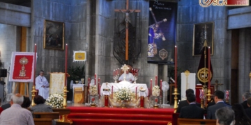 Continúan los cultos en honor al Santísimo en la Hermandad de Afligidos