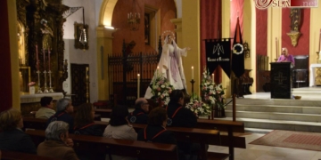 Hoy finaliza en la Iglesia Mayor el Triduo a la Virgen del Rosario en Sus Misterios Dolorosos