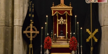 Una eucaristía sirvió para celebrar la Exaltación de la Cruz en la Hermandad de la Vera-Cruz