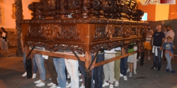 La cuadrilla de la Virgen de las Mercedes comenzó ayer sus ensayos para el 24-S