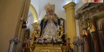 La Virgen de los Dolores saldrá mañana en rosario de antorchas por la feligresía