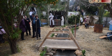 Columna y Servitas volverán a montar su belén viviente en la residencia San José