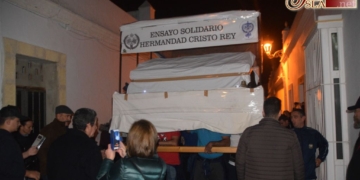 El XL aniversario de la cuadrilla de Cristo Rey da comienzo con un ensayo solidario
