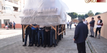 Las cuadrillas de Afligidos y Santo Entierro de Pepe Mellao comenzaron sus ensayos