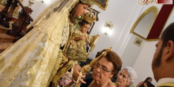 La Isla inicia un nuevo 16 de julio con la felicitación a la Virgen del Carmen Coronada