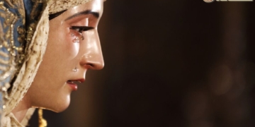 La sevillana Virgen de la Merced de Pasión estuvo expuesta en devoto besamano