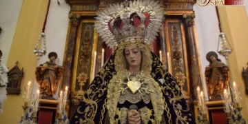 Un Besamano abre hoy los cultos en honor a la Virgen de los Dolores de Servitas