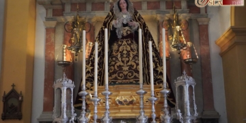 Cambio en el itinerario del rosario de antorchas con la Virgen de los Dolores