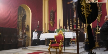 Una Solemne Función finaliza la celebración de la festividad de los Dolores en los Servitas