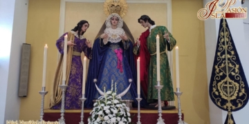 Los cofrades de Humildad y Paciencia celebraron la Función a la Virgen de las Penas