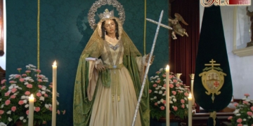 Santa Elena en besamano con motivo del VIII aniversario de su bendición