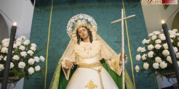 Santa Elena en Besamano para celebrar el X aniversario de su bendición