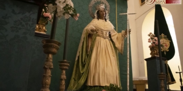 Santa Elena expuesta en Besamano con motivo del XIII aniversario de su bendición