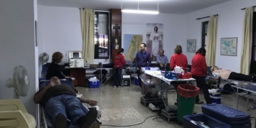 Éxito de la donación de sangre del grupo de devotos de la Coronación de Espinas