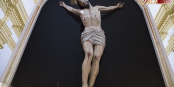 El Cristo de la Vera-Cruz recobra su aspecto original tras la intervención de Pedro Manzano