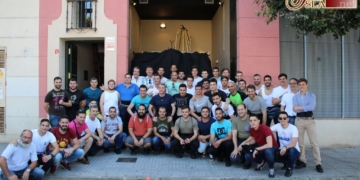 La cuadrilla de Afligidos se prepara de cara al Vía-Crucis Diocesano del 7 de julio