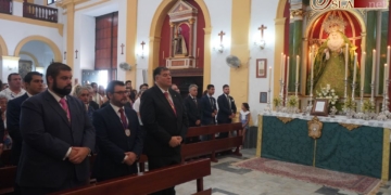 Una eucaristía conmemora el XII aniversario de la Coronación de Gracia y Esperanza