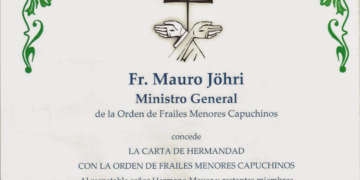 Los Frailes Menores Capuchinos conceden carta de hermandad a Medinaceli