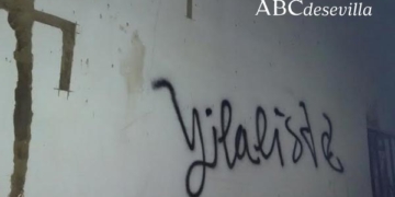 Arrojan un cóctel molotov y realizan pintadas yihadistas en un convento de Jerez