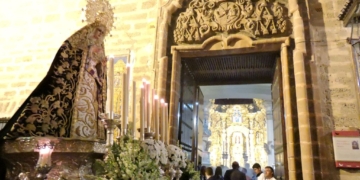 75 años después la gaditana Virgen de la Victoria volvió al altar de San Lorenzo