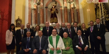 La junta de gobierno de la Hermandad del Nazareno tomó posesión de sus cargos