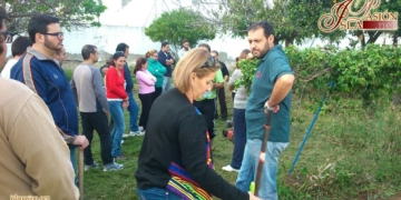 Convivencia de Servitas y Columna para preparar una nueva edición del Belén viviente