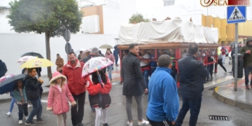 La lluvia empañó el ensayo solidario de la cuadrilla de cargadores de Tres Caídas
