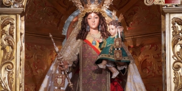 Los hermanos del Carmen realizan desde ayer una Novena de rogativas a la Patrona
