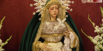 La Virgen de la Esperanza de la Oliva saldrá el viernes al encuentro de Jesús Nazareno