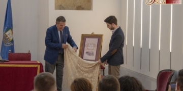 Un dibujo a tinta de Alfredo Martínez Pérez anuncia el Corpus Chico de la Pastora