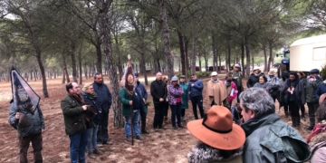 Los rocieros de La Isla realizaron este fin de semana su anual peregrinación a pie al Rocío