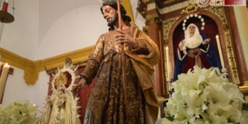 San José, Titular de los Desamparados, también estuvo en Besamanos en su festividad