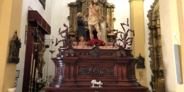 Columna y Lágrimas ya se encuentran entronizados en sus pasos en la Iglesia Mayor