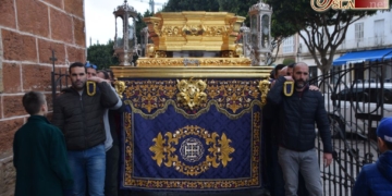 La Hermandad del Nazareno estrenará la remodelación de su parihuela en el Vía-Crucis